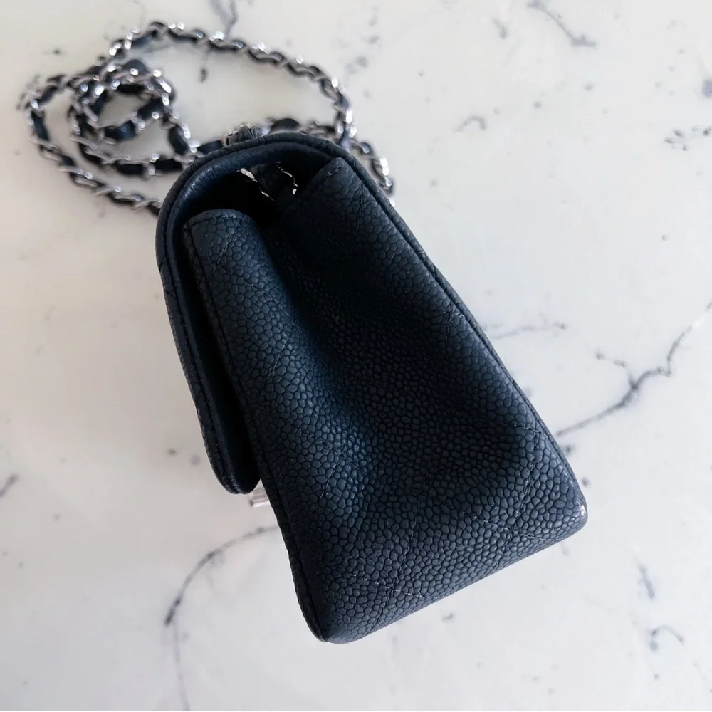 CHANEL SQUARE MINI FLAP BAG CROSSBODY - Picture 6 of 8